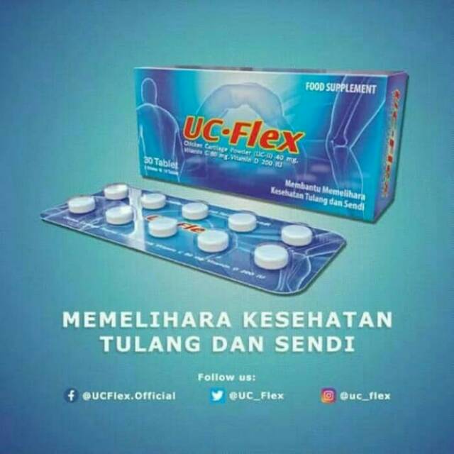 Uc flex suplemen tulang dan sendi