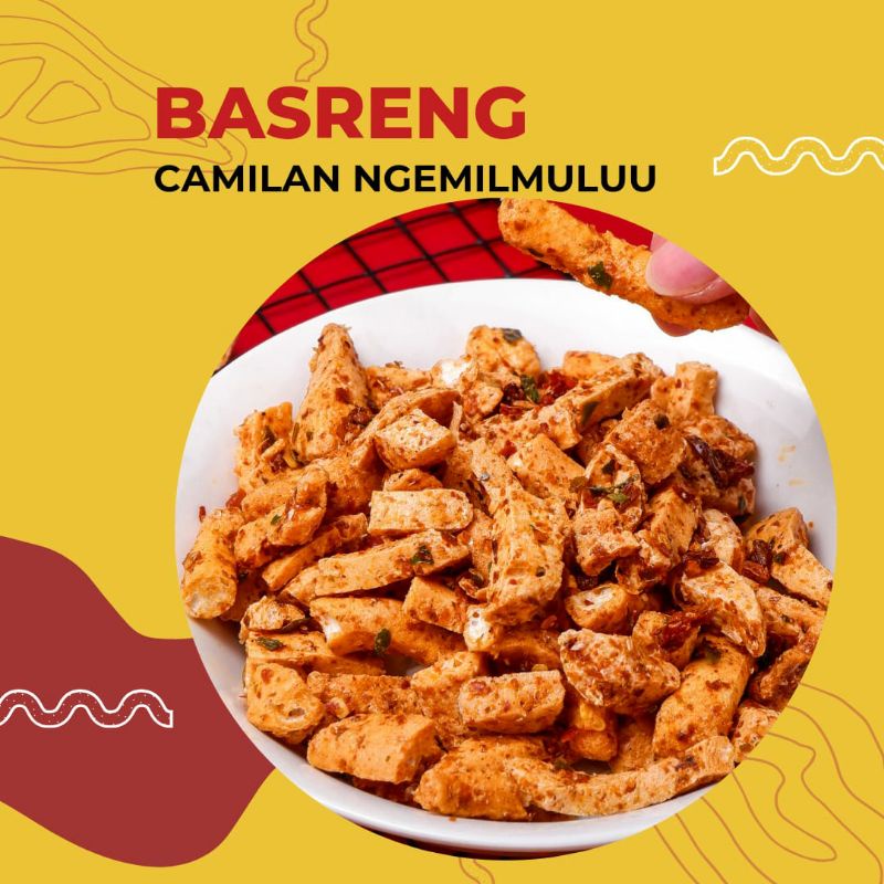 

BASRENG VIRAL 100gr /BISA COD /CAMILAN VIRAL /SEBLAK KERING/KERUPUK JABLAY