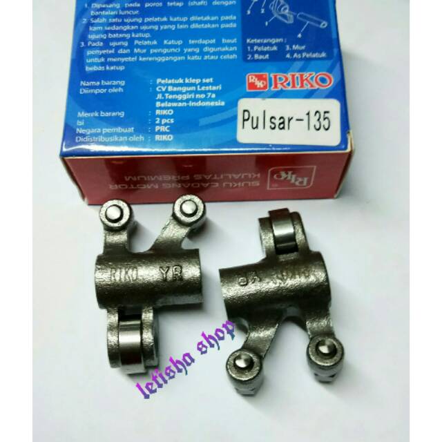 PLATUK KLEP BAJAJ PULSAR 135/PIANO SEPATU KLEP BAJAJ PULSAR 135