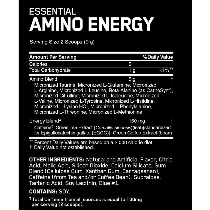 ON AMINO ENERGY ESSENTIAL 30 SERVING OPTIMUM NUTRITION