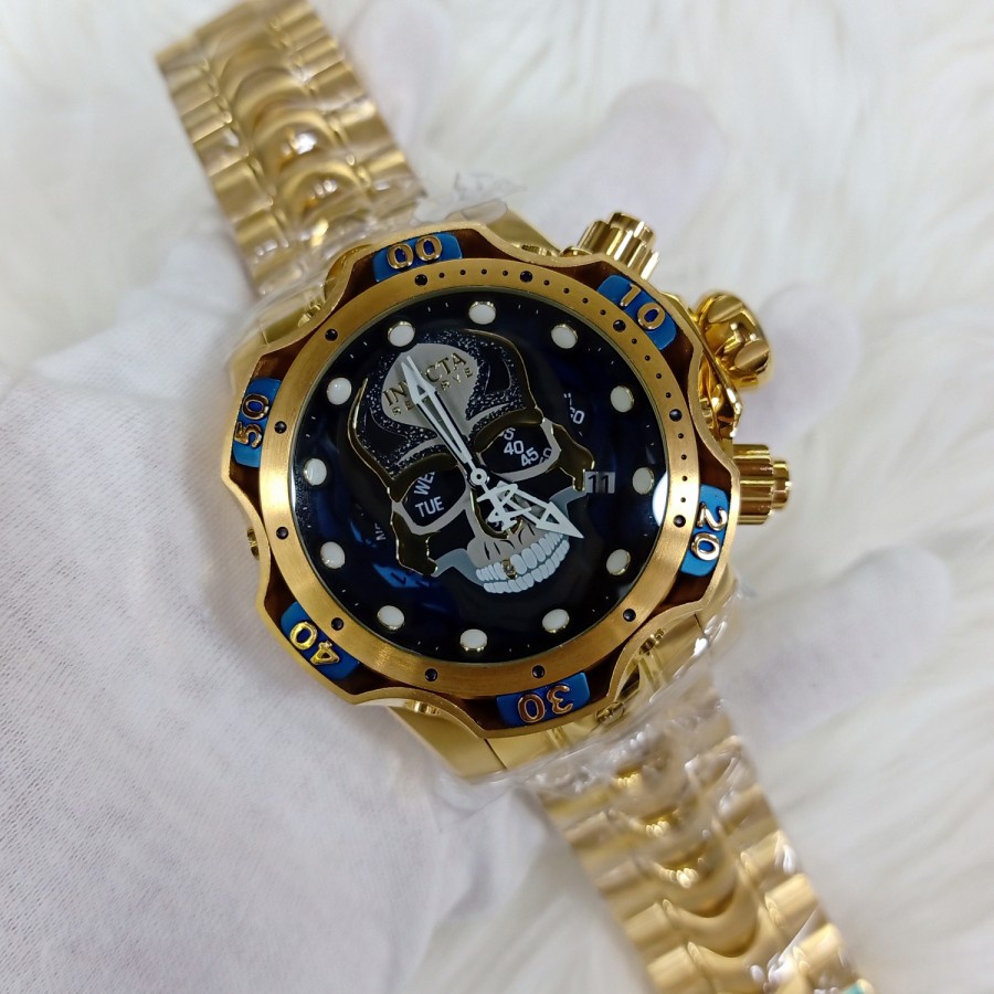Jam Tangan Pria Premium Invicta Tengkorak