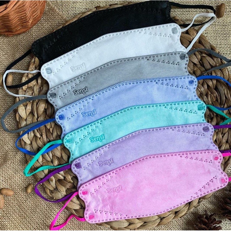 Masker Sensi Convex Mask 4Ply Model KF94 Media Ecer (Satuan)