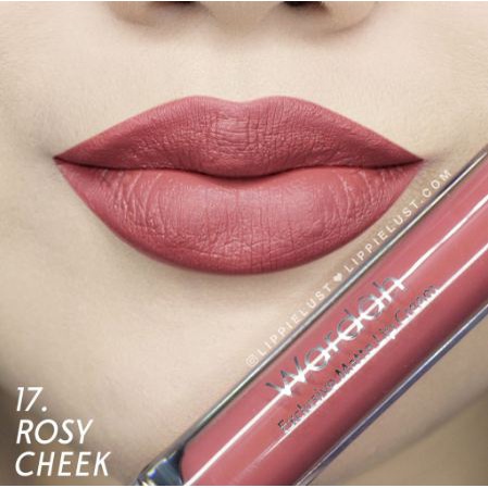Wardah Exclusive Matte Lip Cream Original | Lipcream No. 17 ROSY CHECK 4 gr