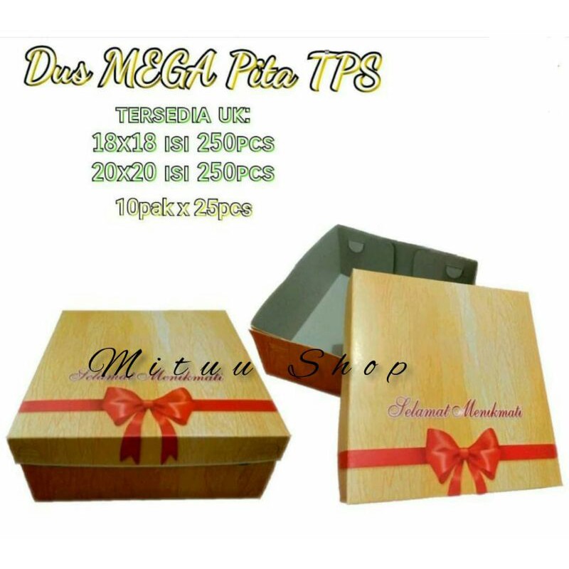 

Dus Pita TPS / Dus Makanan / Box Kue / Dus Snack