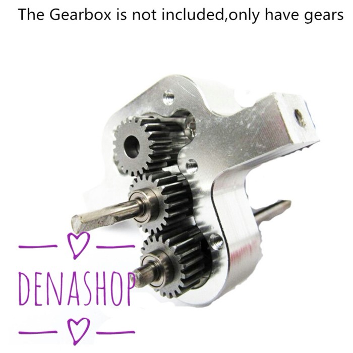 Gear Cadangan Gearbox Box Full Metal 20T Untuk Rc Mobil Wpl Mn D90 Aa22393