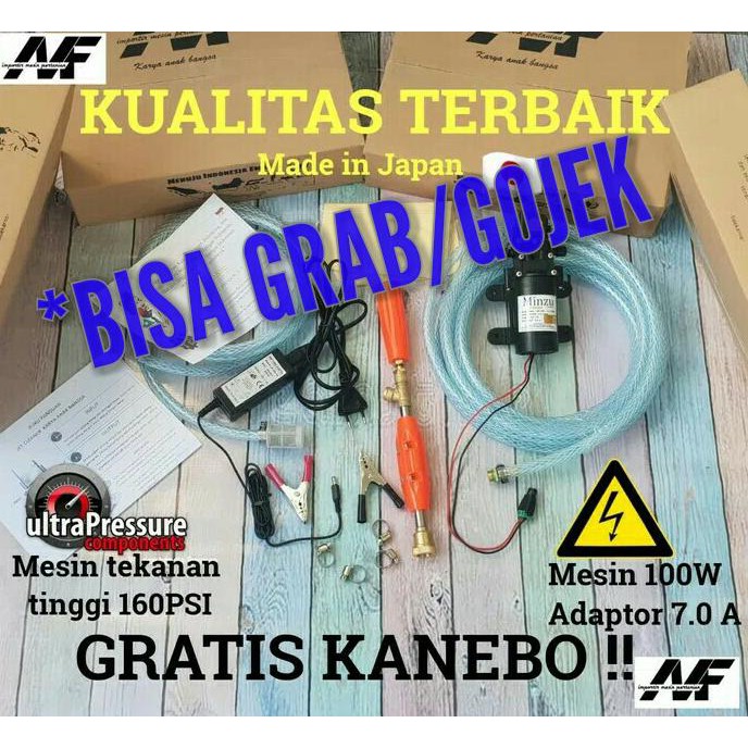 FREE ADAPTOR POMPA CUCIAN MOTOR MOBIL - ALAT MESIN CUCI STEAM MOTOR