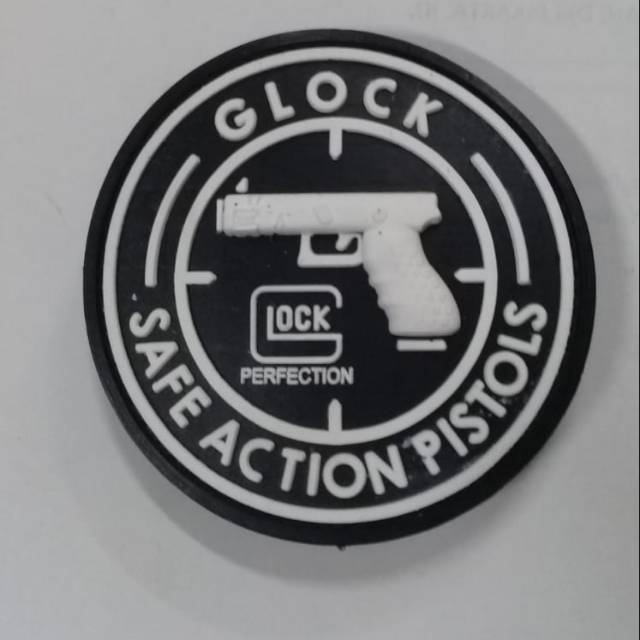 Rubber Patch| Rubber Patch Perekat Glock| Rubber Glock | Perekat Topi Glock | Tempelan topi GLOCK