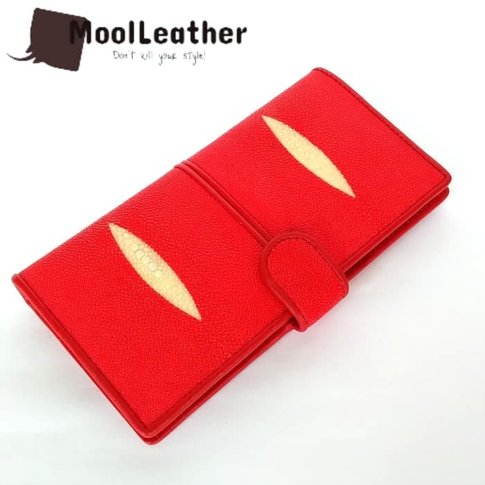 Dompet wanita asli kulit ikan pari dompet cewek branded