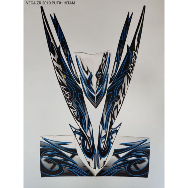 STRIPING VEGA ZR 2010 PUTUH BIRU