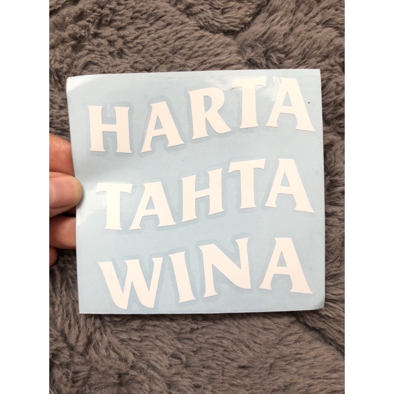 

Cutting sticker harta tahta Wina