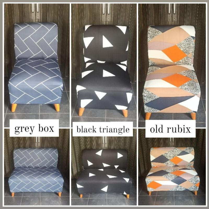 cover sofa / sarung sofa 1 2 3 seater tanpa tangan