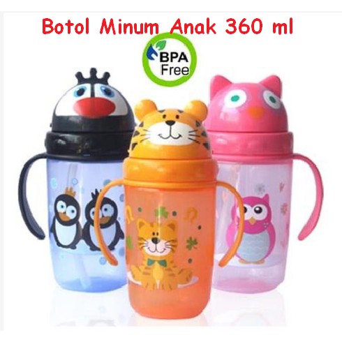 Dodo Botol Minum Anak Animal Character Cup With Handle 360 ml DDC008