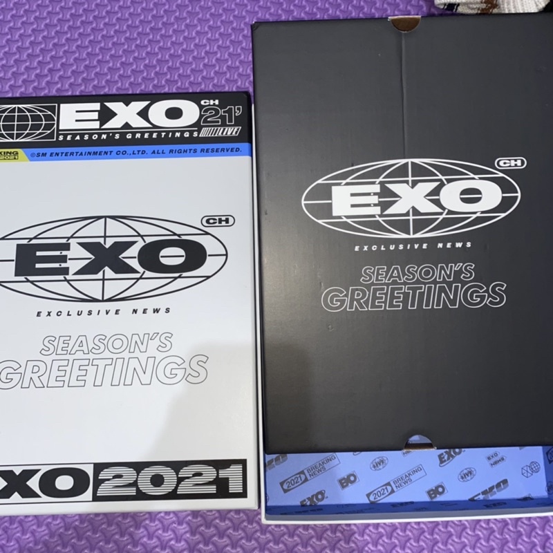 Ready seasons greetings exo 2021 SG21 Exo diary brochure box calendar poster sticker postcard A4