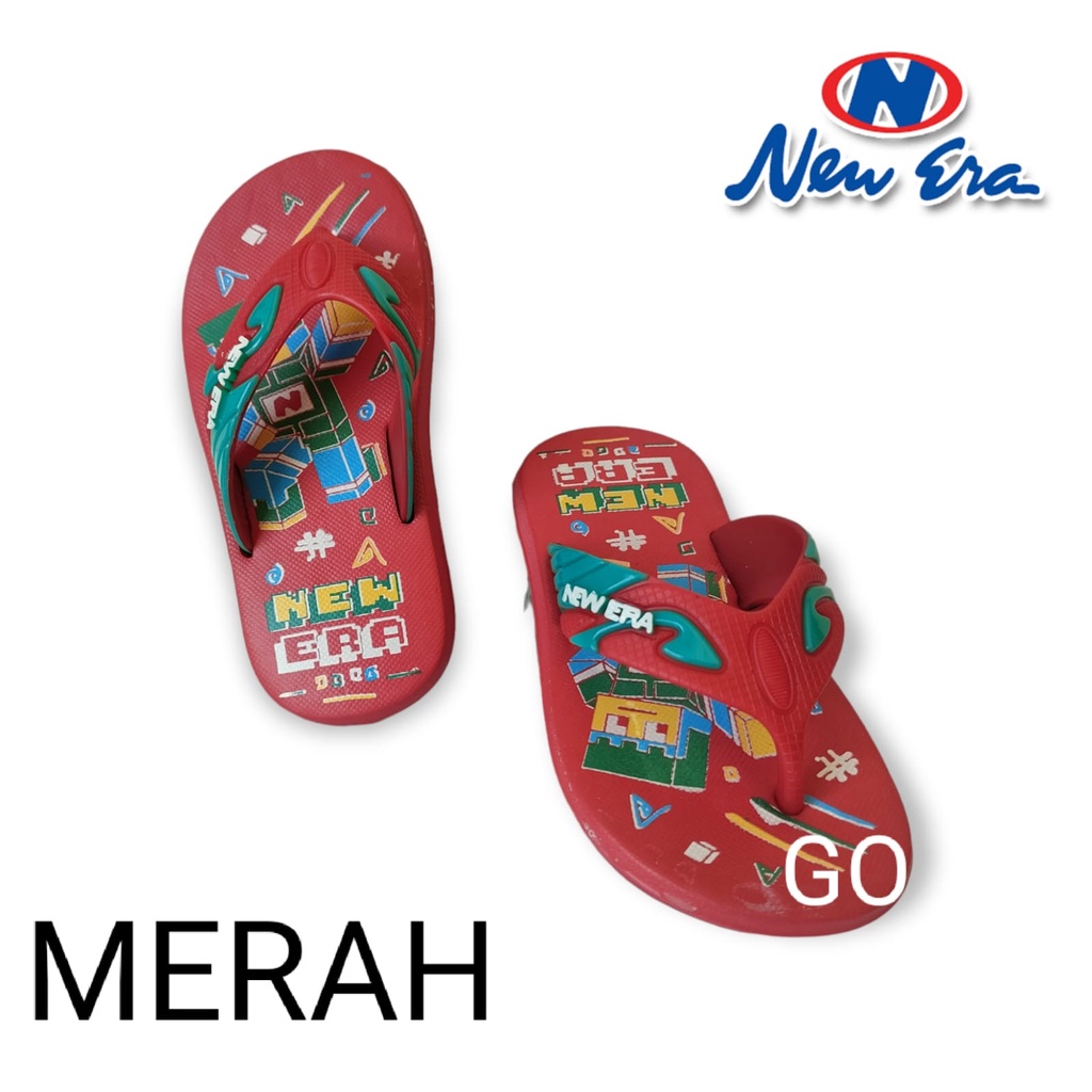 gos NEW ERA TK KC-CNC 113 MC Sandal anak/sandal Jepit Craft Edition Size 21-26