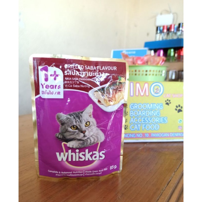 whiskas pouch saset makanan kucing