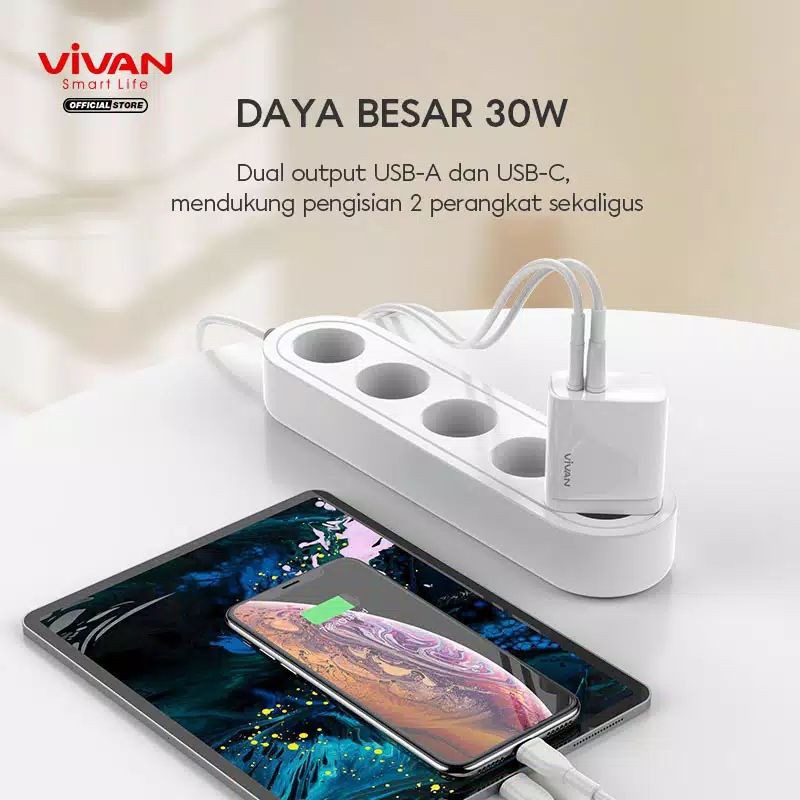 Vivan Power Turbo 30 Quick Charge 5A 30W Charger