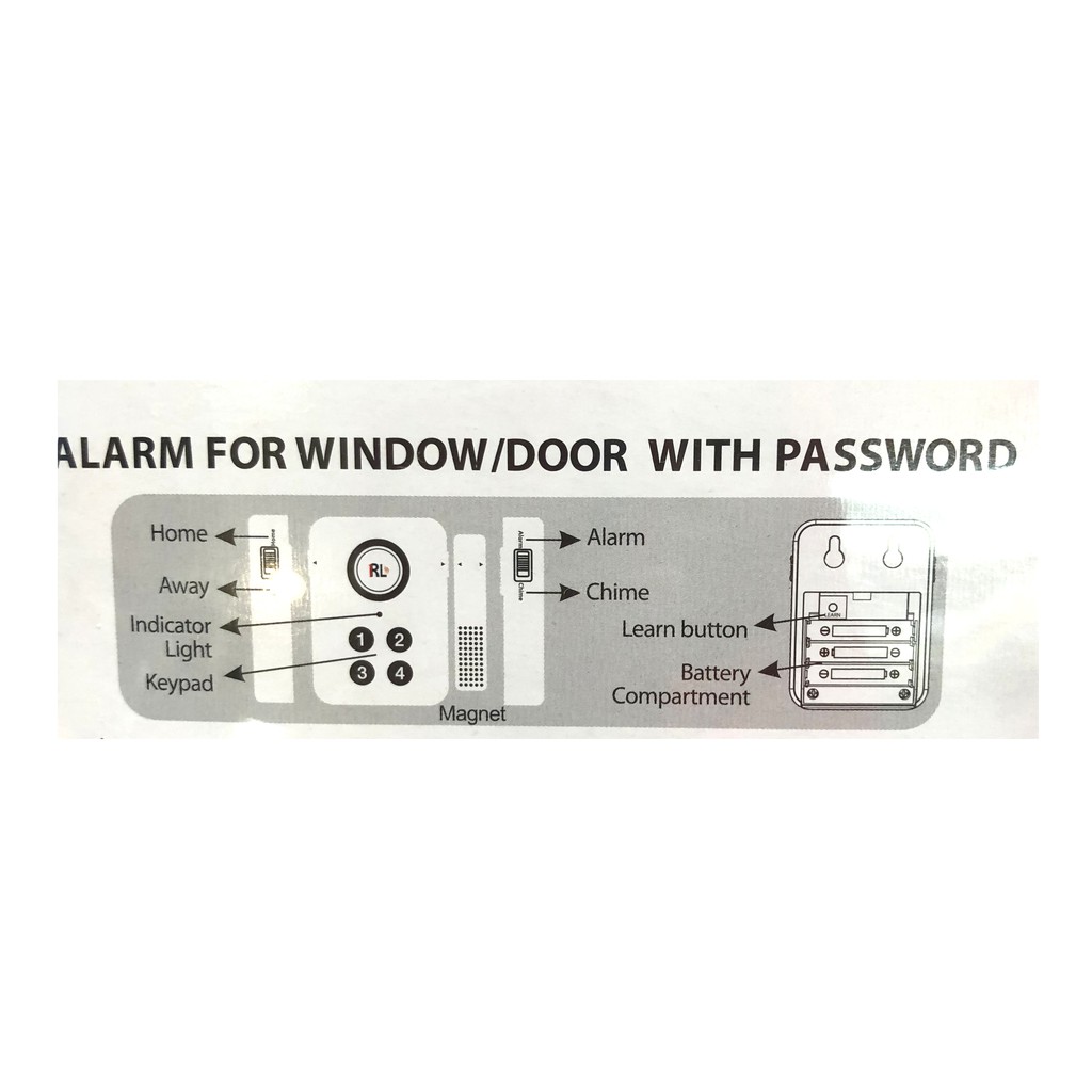 Krisview Alarm For Window Door With Password Alaram Untuk Pintu Rumah Toko