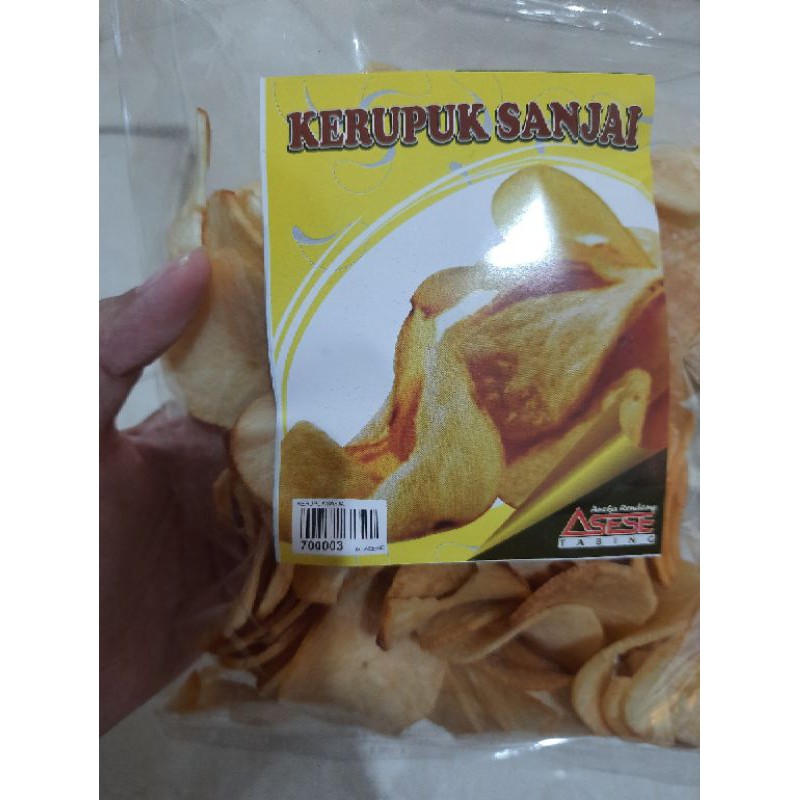 

Keripik singkong sanjai asese 200 gr