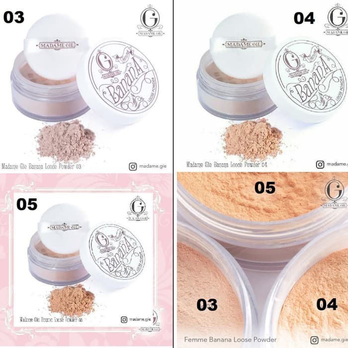 MADAME GIE BEDAK TABUR FEMME BANANA LOOSE POWDER [SWEETSPACE]