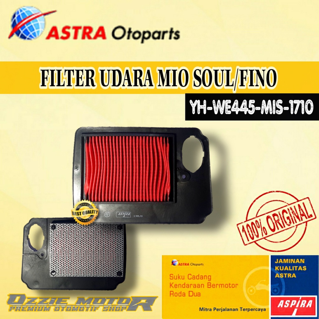 FILTER UDARA ASPIRA ORIGINAL TIPE 14D MIS MOTOR YAMAHA MIO SOUL,FINO