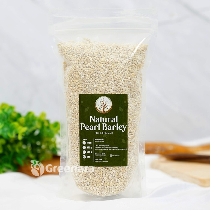 

q20w1q1qw Natural Pearl Barley / Biji Jali - Jali 1Kg Dscscv