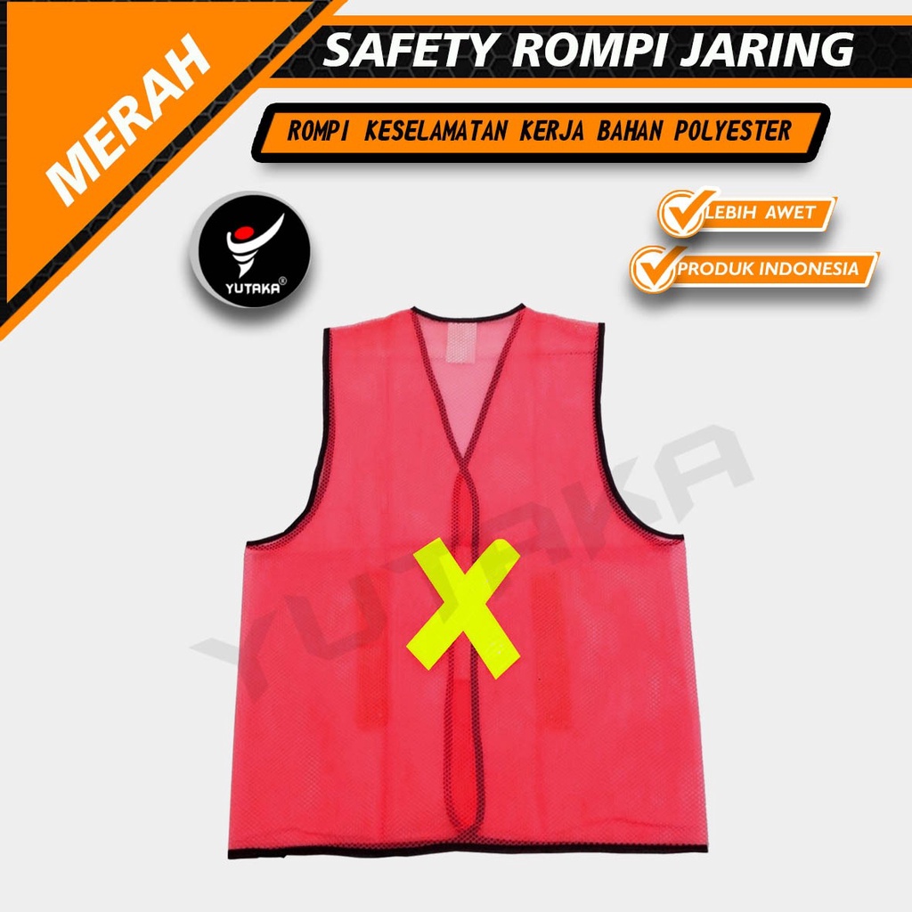 ROMPI JARING _ROMPI SAFETY warna merah