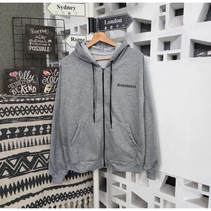 Sweater Wanita Grosir Berkualitas - Anestesia Zipper