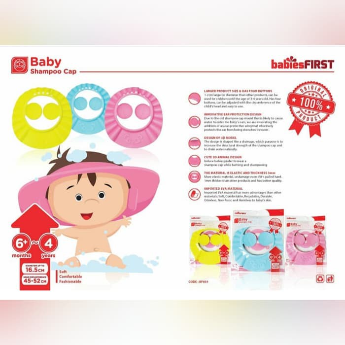 Babies First Shampoo Cap - Topi Mandi