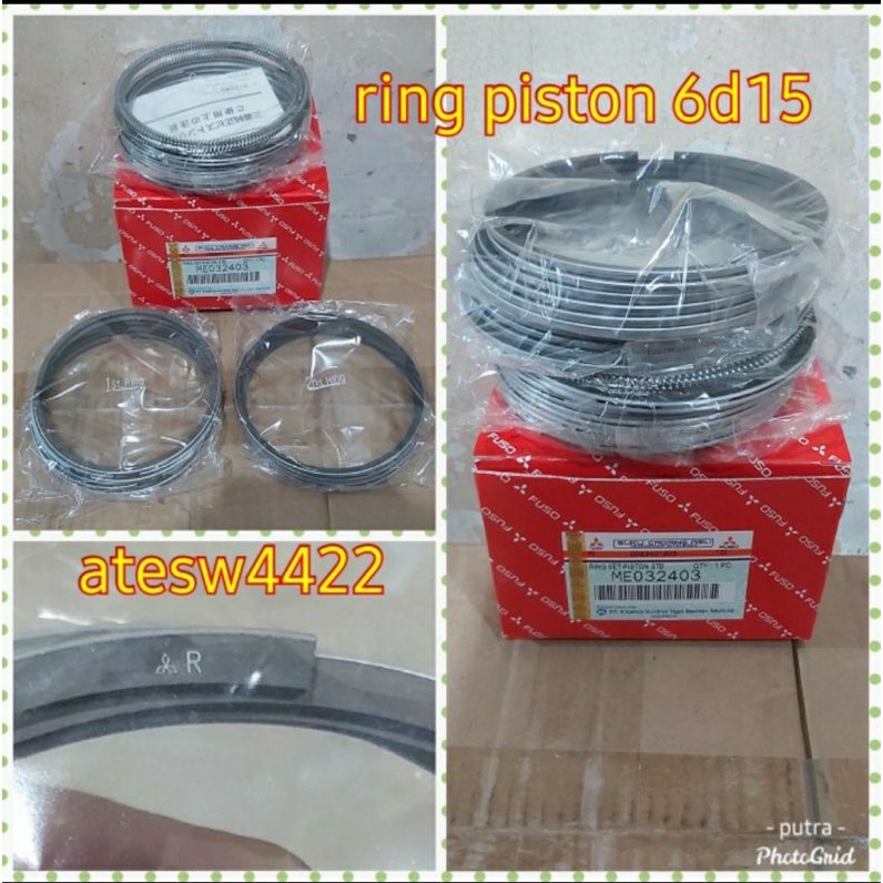 Ring piston atau ring seher fuso 6d15
