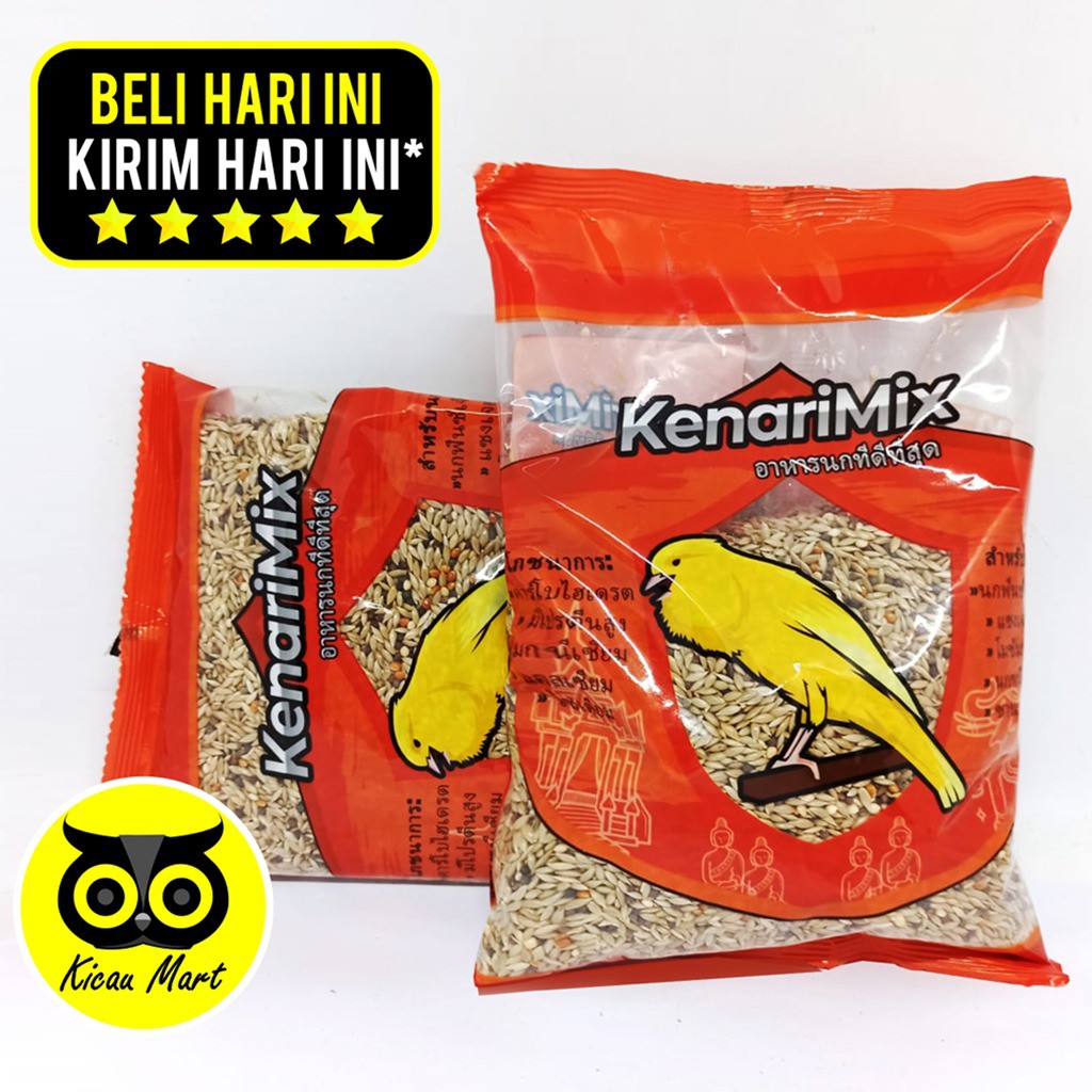 PAKAN MAKANAN HARIAN BURUNG KENARI BLACKTHROAT FINCH MILET MILLET KENARI MIX VITAMIX PVTCCPH