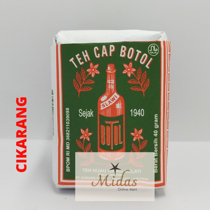 

Teh Cap Botol Hijau 40 gram