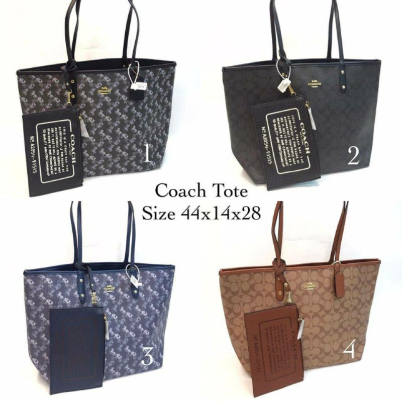 Coach Tote Bag/Tas Selempang Wanita/Tote Bag Wanita Terbaru/Tas Selempang Kekinian/Tas Hits