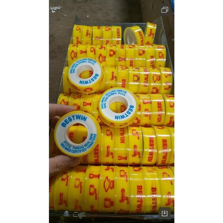 Seal Tape BESTWIN 1/2 Inch Panjang 10 Meter Isolasi Kran Keran