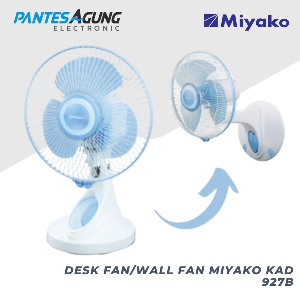 DESK FAN/WALL FAN MIYAKO KAD 927B