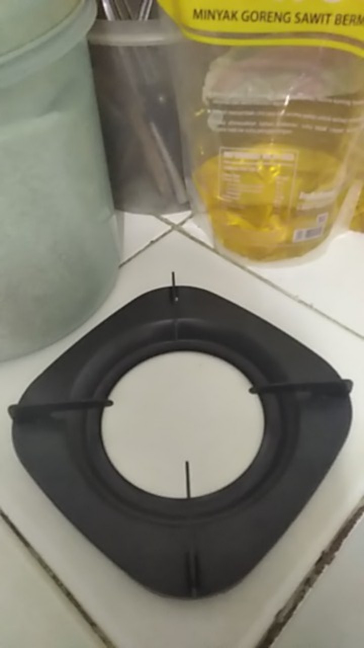 Tatakan Kompor 4 Kaki . Nampan Dudukan Tungku Kompor Gas Kotak