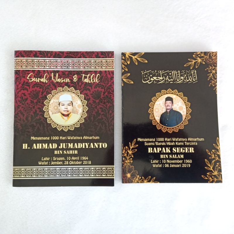 Buku Yasin Dan Tahlil, Souvenir Buku Yasin Dan Tasbih, 128 Halaman, Soft Cover