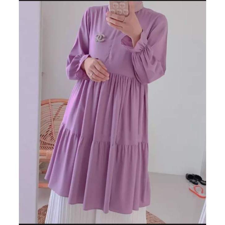 Soraya Tunik/Tunik Muslim Polos/Tunik Muslim wanita