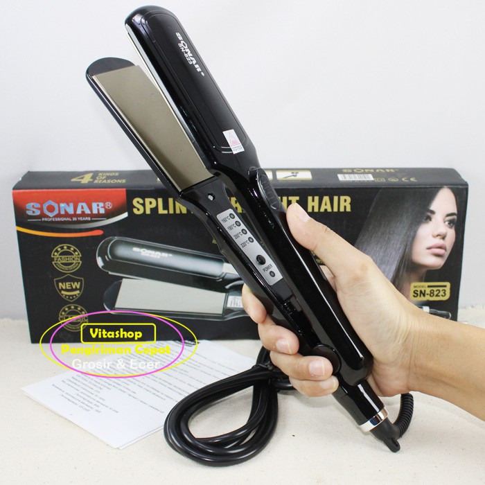 SONAR SN-823 LURUS GRATIS PENSIL ALIS CATOKAN RAMBUT PROFESIONAL