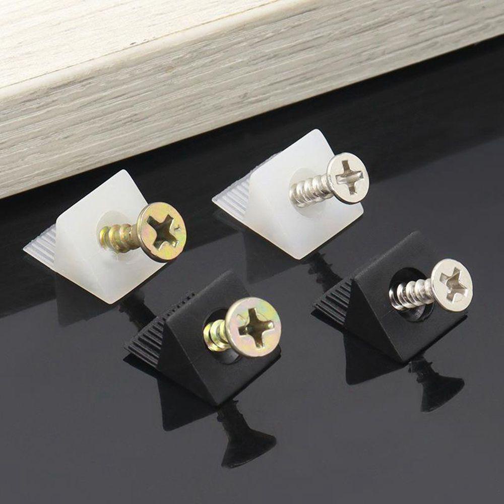 Lanfy Bracket Sudut 50Pack Furniture Chest Drawer Fitting Metal Dengan Sekrup Hardware