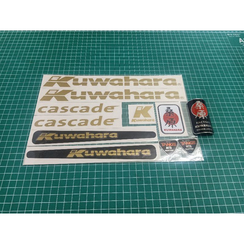 stiker dan emblem kuwahara cascade