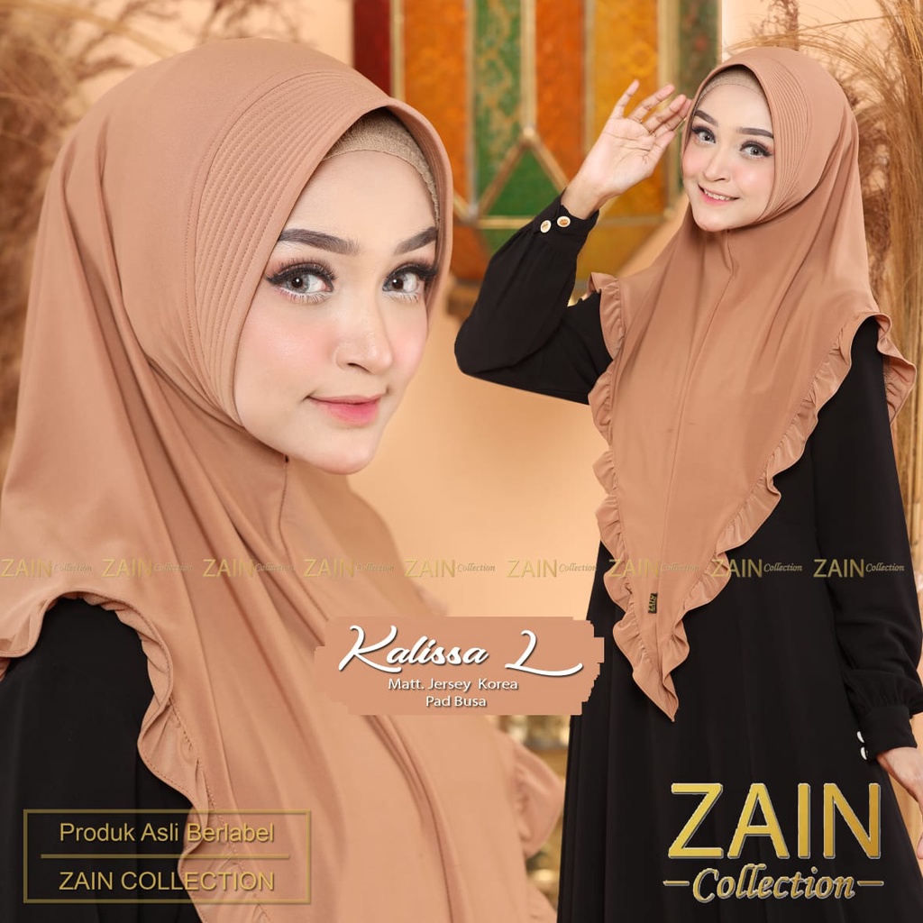 Jilbab Instan Bergo Kalissa L Ori Zain Collection-1