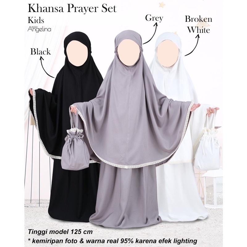 READY KIRIM KHANSA PRAYER SET BLACK SIZE 2 By atelier.angelina
