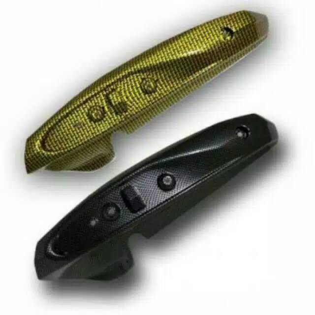 Tutup knalpot xeon rc carbon karbon