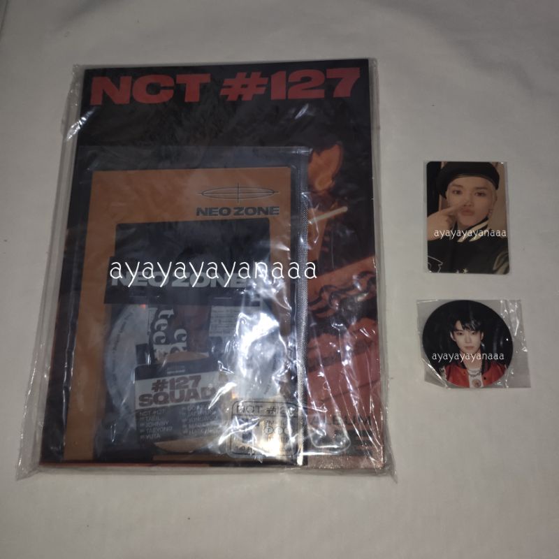 wts album NCT 127 NCT127 Neozone t ver pc taeyong cc doyoung