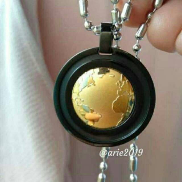 Kalung pendant LSM black limited LSW Twin ORI produk MCI