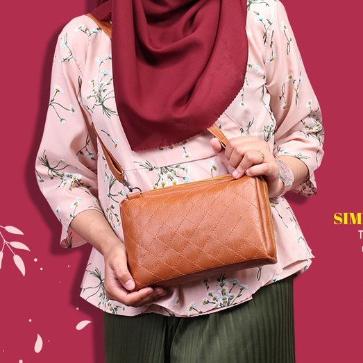 Tas Selempang Kulit Wanita Asli Tas Slempang Wanita Kulit Cewek Sling Bag Wanita Fashion bahan Kulit PU ASLI OL08 PRODUK PREMIUM COD