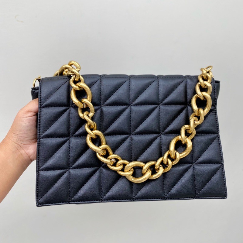 ZR New Quilted Chain Shoulder Bag