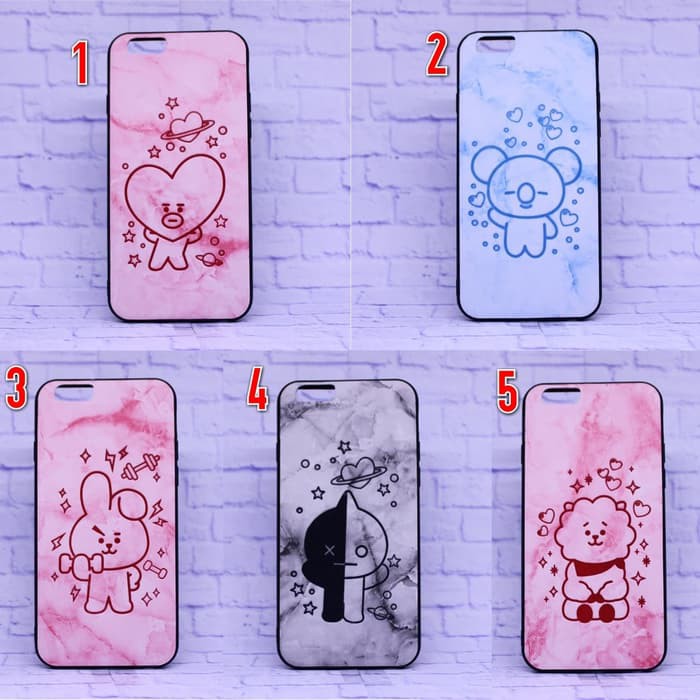 G517Case korean style bts bt21 cute soft case xiaomi redmi note 4x