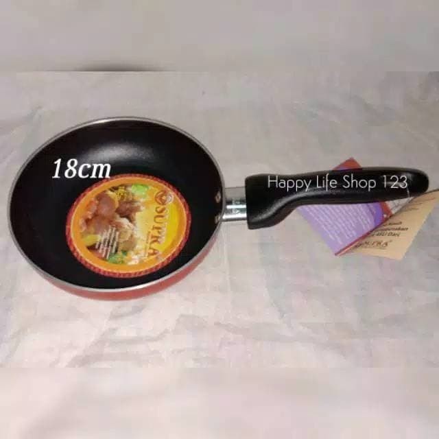 Penggorengan SUPRA/Fry Pan SUPRA/Wajan Teflon SUPRA/16cm-18cm-20cm-22cm-24cm-26cm