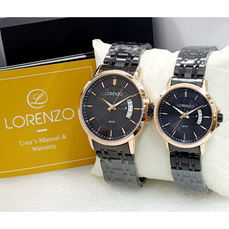 Jam Tangan Couple Lorenzo Original 5101 Garansi Resmi 1 Tahun